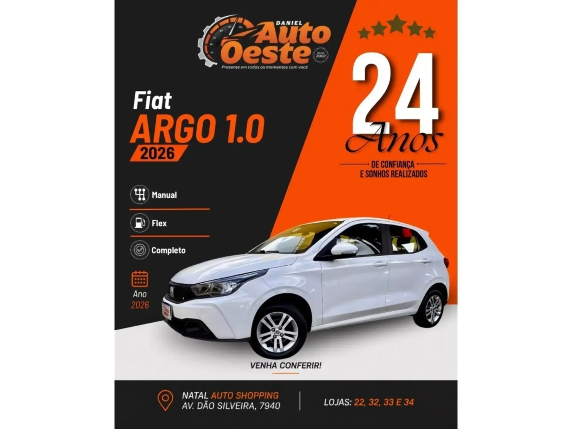 Fiat Argo 1.0 FIREFLY FLEX DRIVE MANUAL 2026