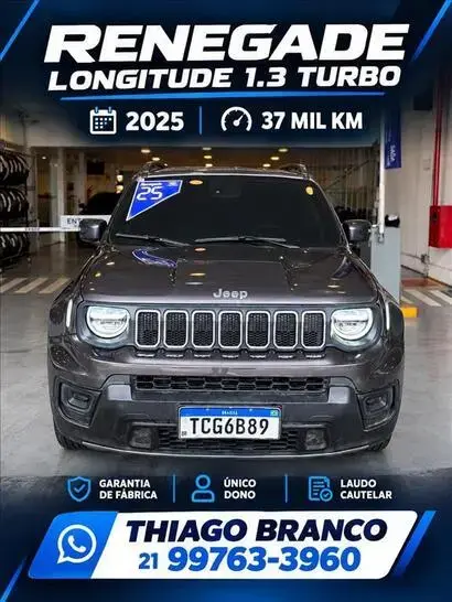 Jeep RENEGADE 1.3 T270 TURBO FLEX LONGITUDE AT6